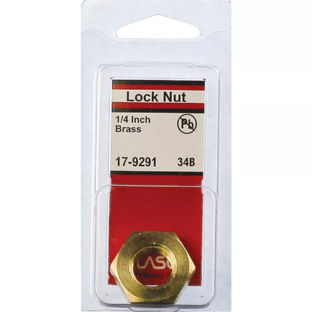 Lasco 1/4 In. FPT Brass Lock Nut - photo 2