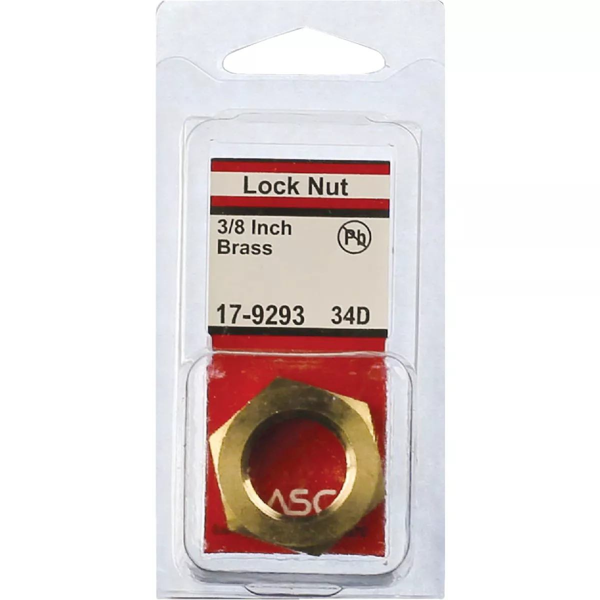 Lasco 3/8 In. FPT Brass Lock Nut - photo 2