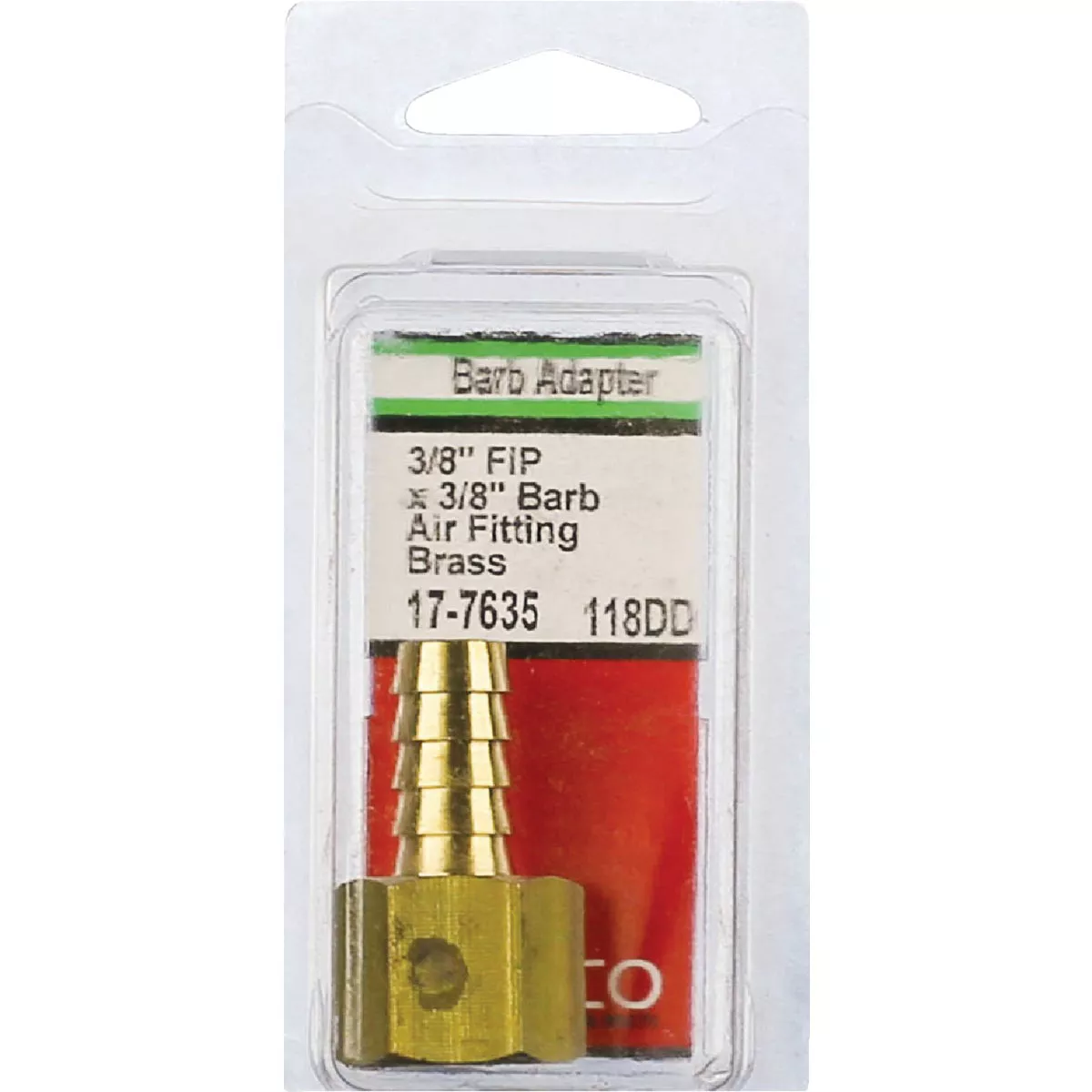 Lasco 3/8 In. FPT x 3/8 In. Brass Hose Barb Adapter - photo 2