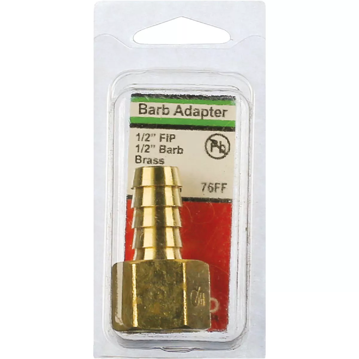 Lasco 1/2 In. FPT x 1/2 In. Brass Hose Barb Adapter - photo 2