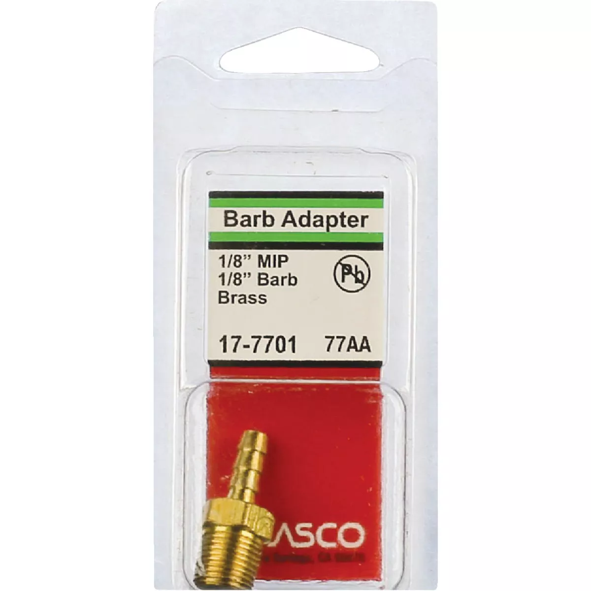 Lasco 1/8 In. MPT x 1/8 In. Brass Hose Barb Adapter - photo 2