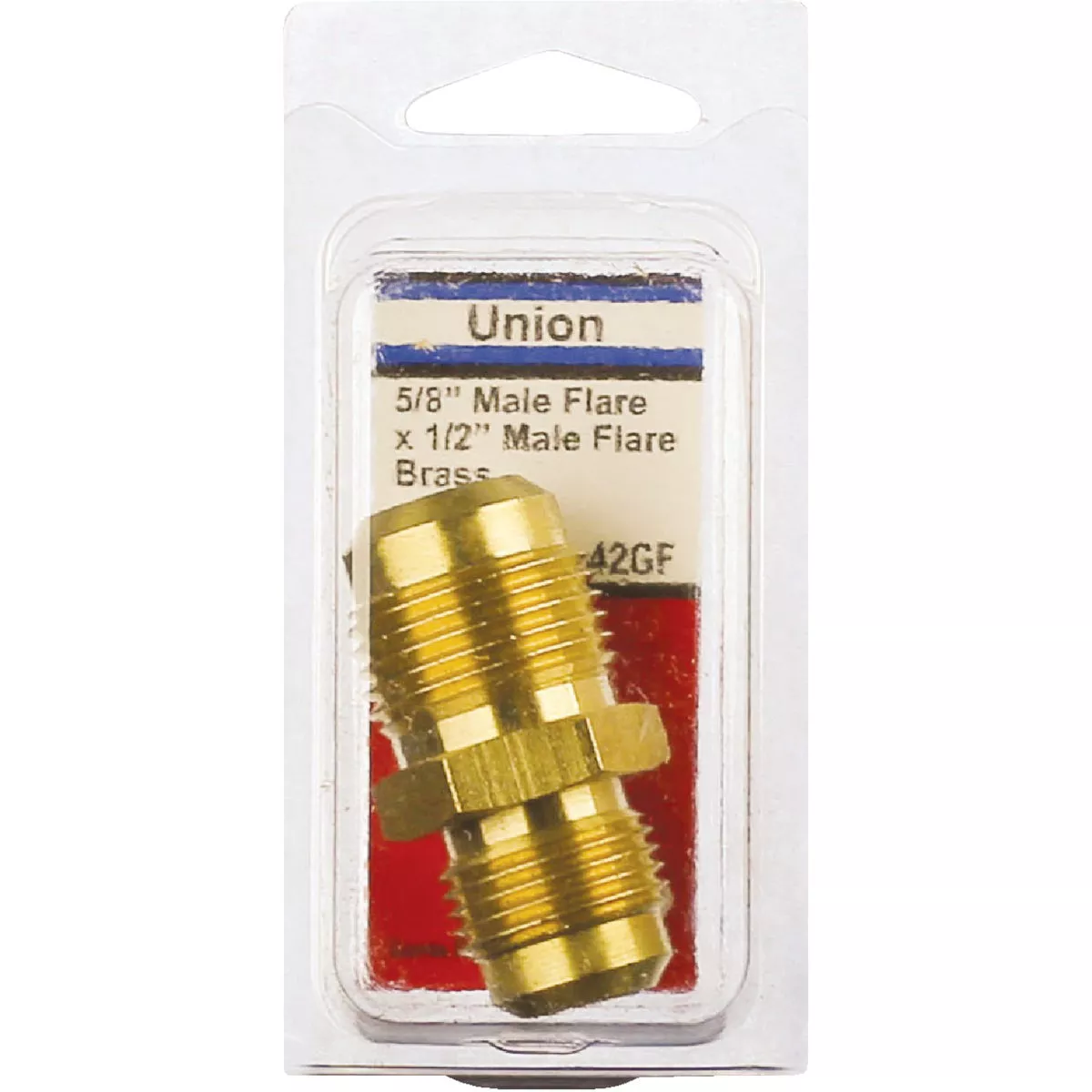 Lasco 5/8 In. x 1/2 In. Brass Reducing Flare Union - photo 2