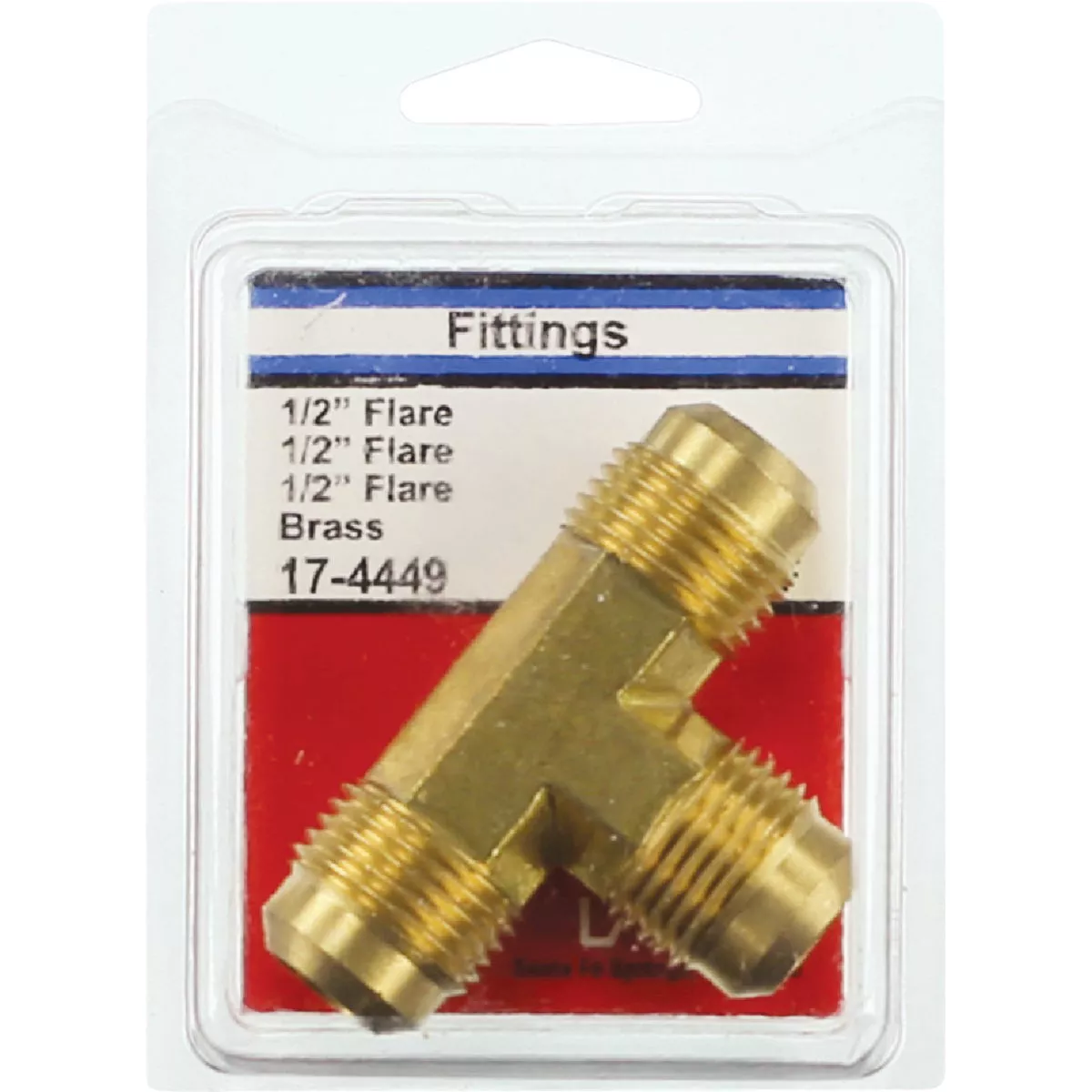 Lasco 1/2 In. M Flare Brass Tee - photo 2