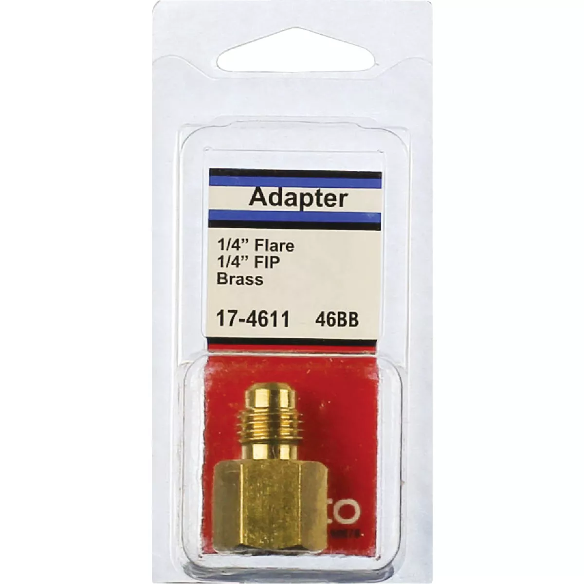 Lasco 1/4 In. M x 1/4 In. FPT Brass Flare Adapter - photo 2