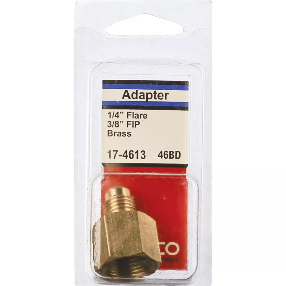 Lasco 1/4 In. M X 3/8 In. FPT Brass Flare Adapter - photo 2