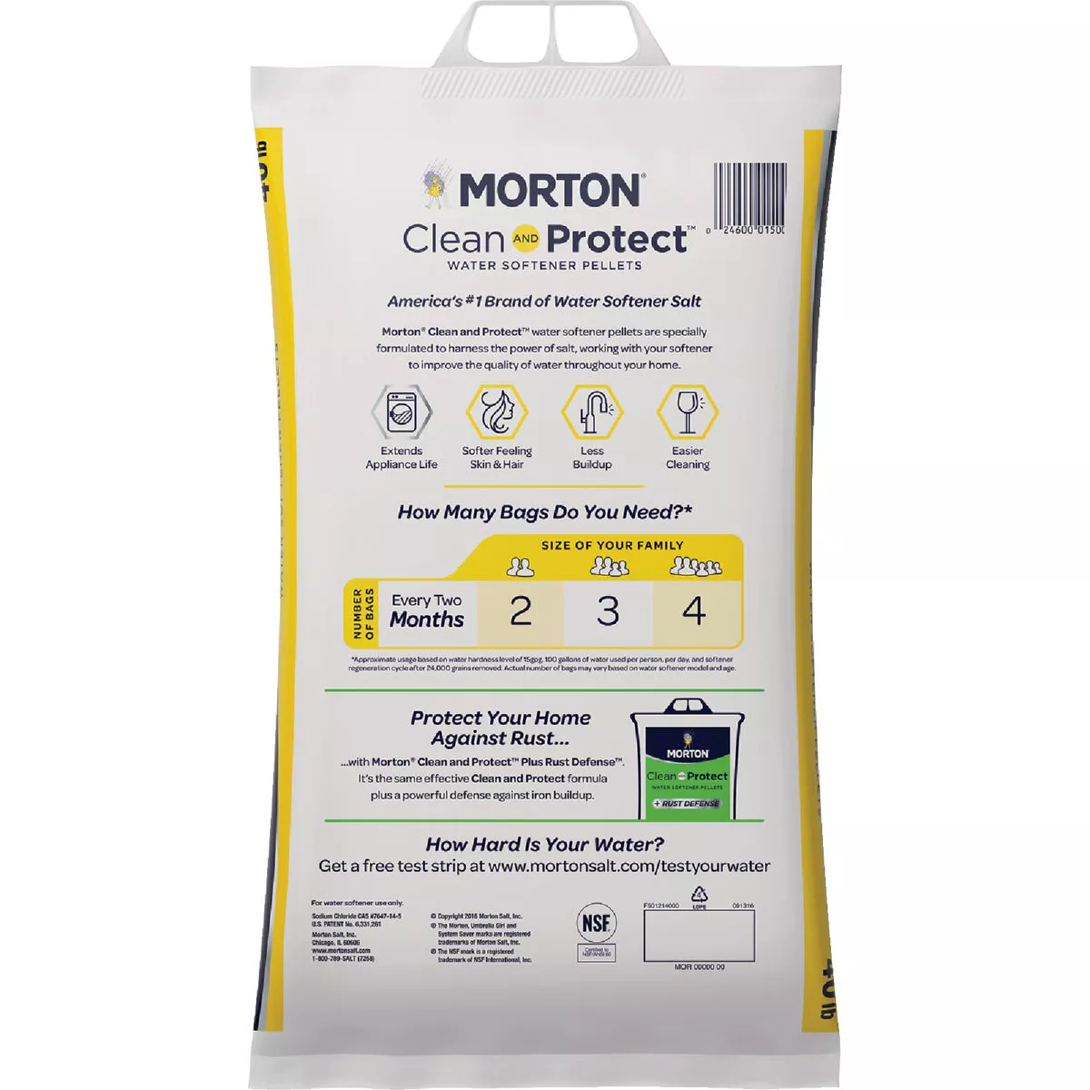 Morton Clean and Protect 40 Lb. Water Softener Salt Pellets - photo 8