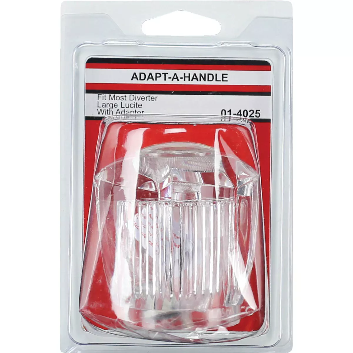 Lasco Acrylic Universal Clear Diverter Faucet Handle - photo 2