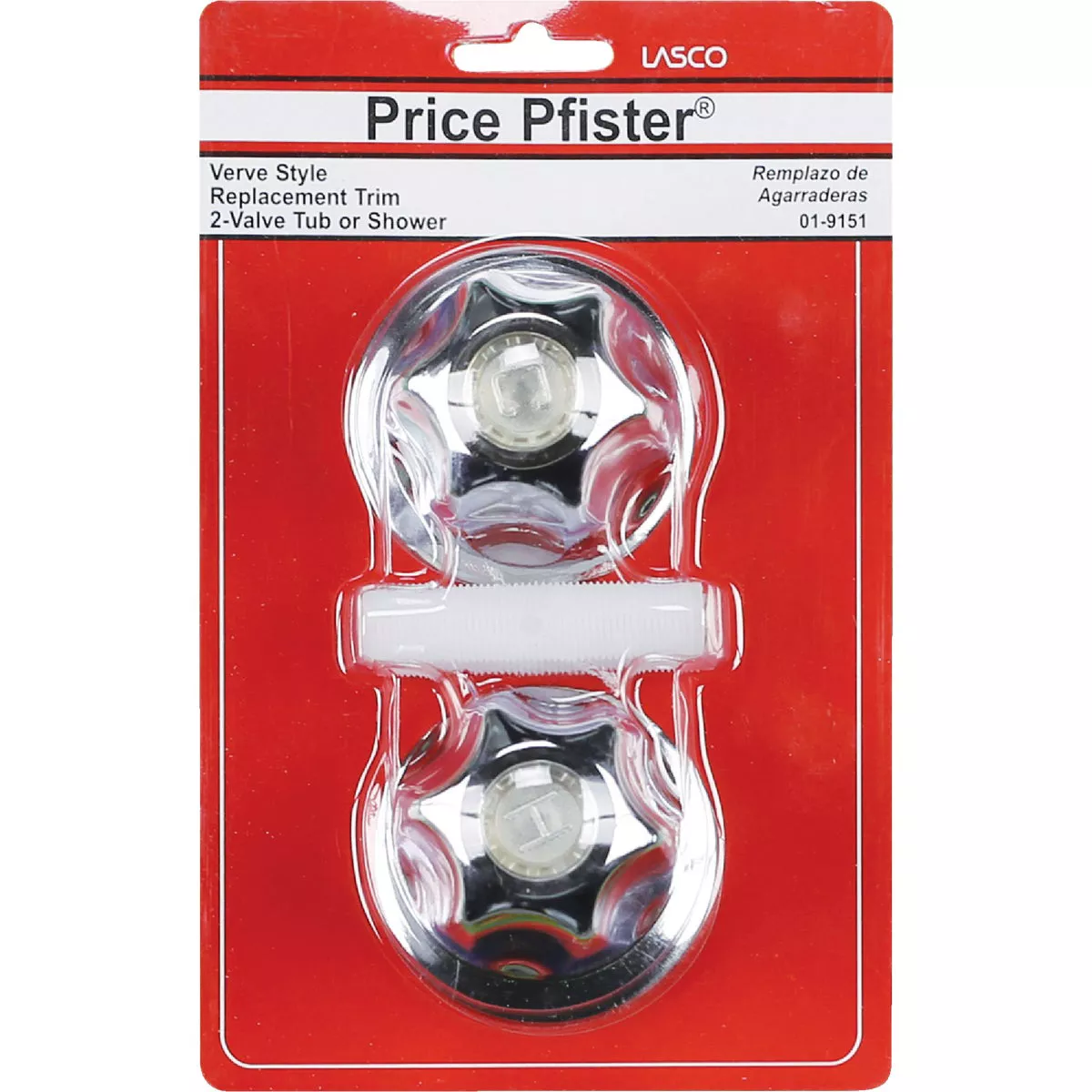 Lasco Price Pfister Round Clear Tub & Shower Handle Kit - photo 2