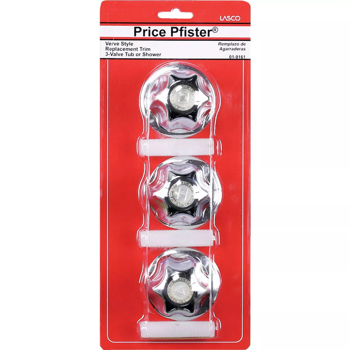 Lasco Price Pfister Round Clear Tub & Shower Handle Kit - photo 2