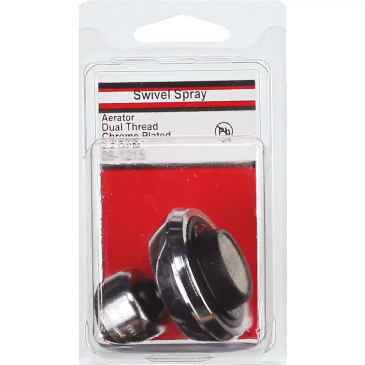 Lasco 2.2 GPM Dual Thread Swivel Spray, Chrome-Plated - photo 2