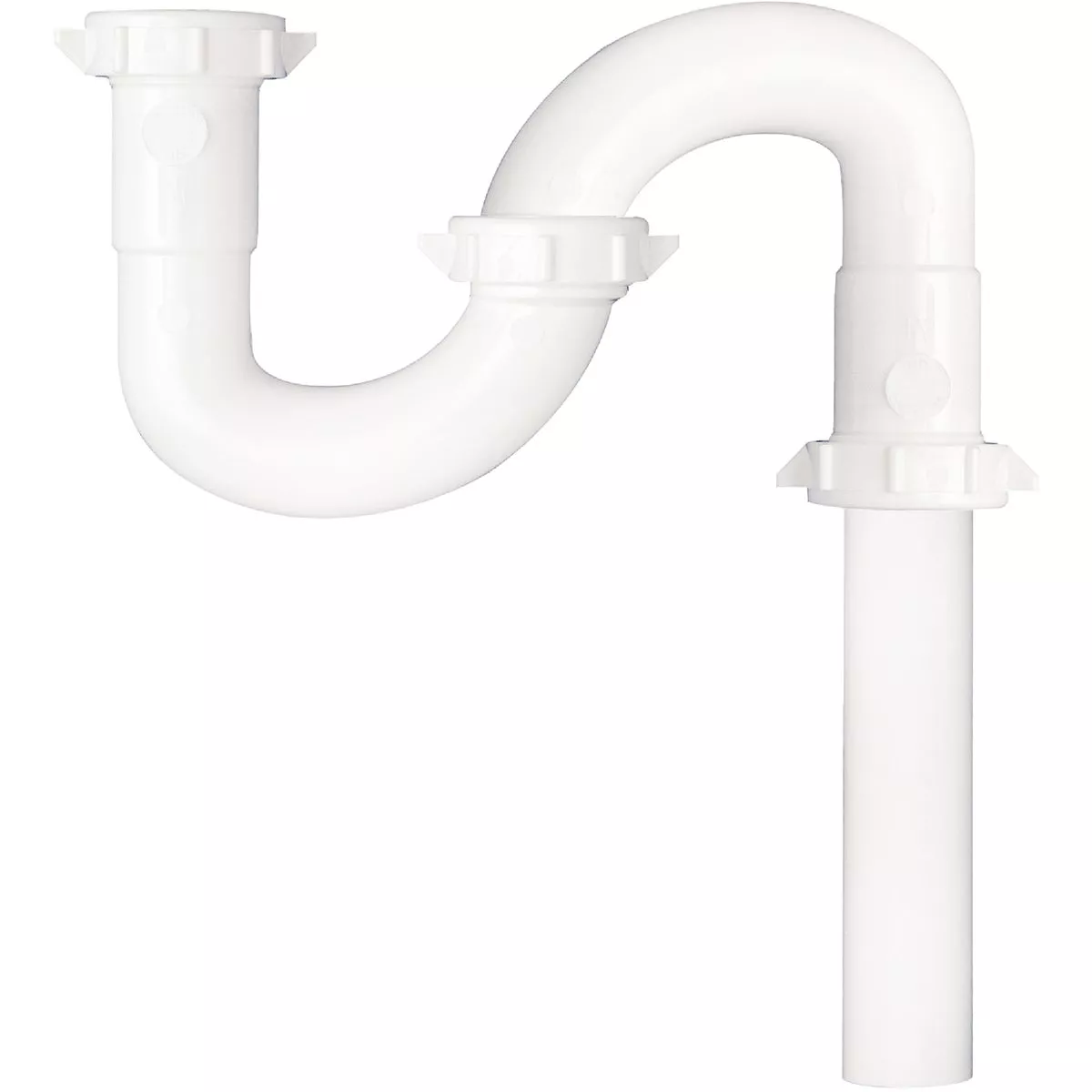 Do it Best 1-1/2 In. x 1-1/2 In. White Plastic S-Trap - photo 3