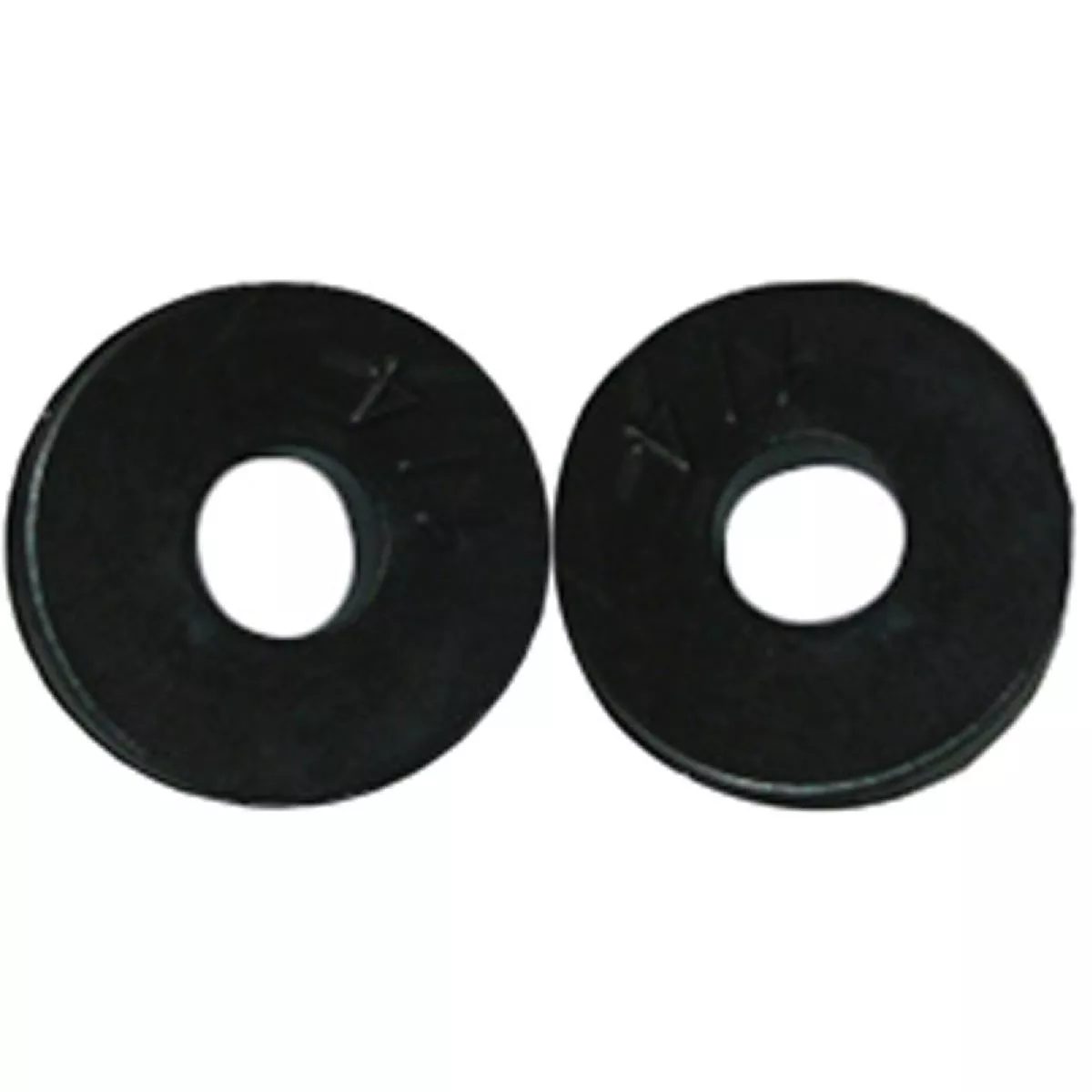 Lasco 9/16 In. Black 1/4 Flat Bibb Faucet Washer (2 Ct.)