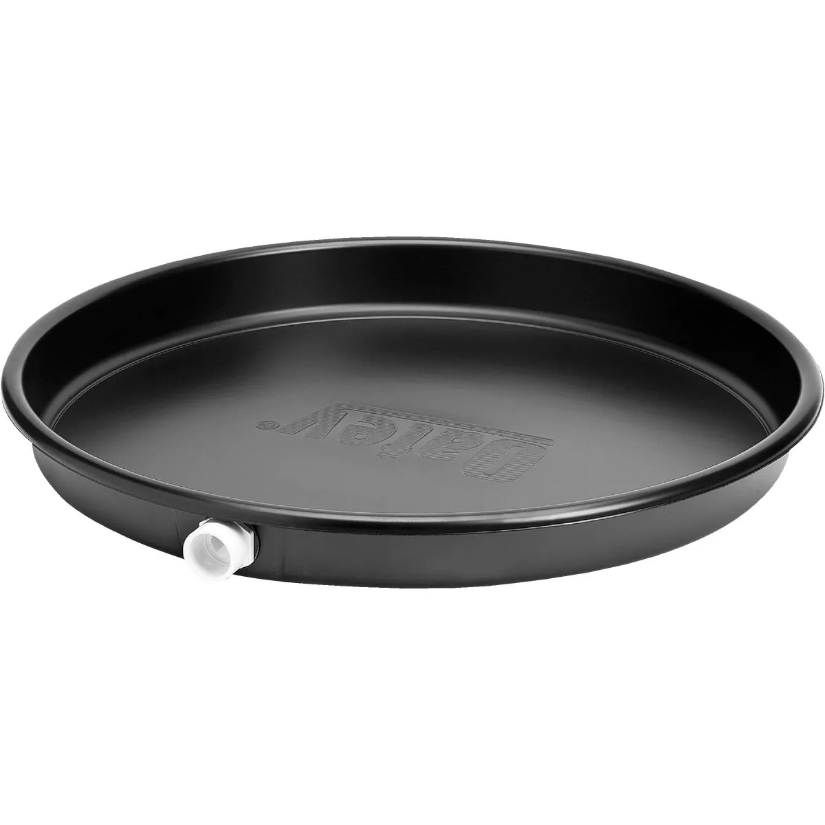Oatey 28 In. Dia. Plastic Water Heater Drain Pan with 1 In. to 1-1/2 In. PVC Adapter