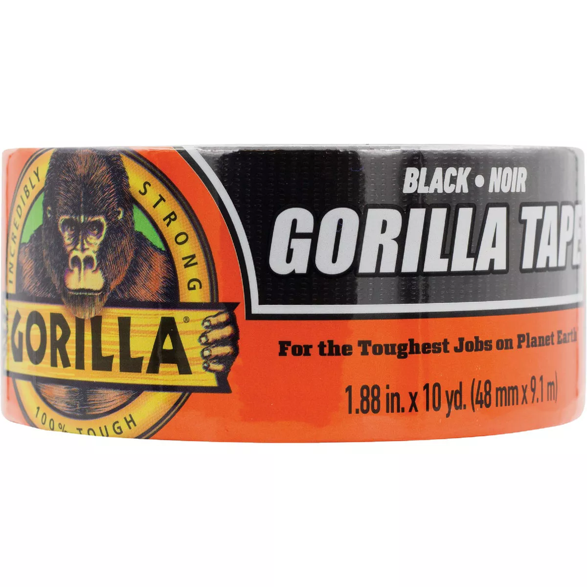 Gorilla 1.88 In. x 10 Yd. Heavy-Duty Duct Tape, Black