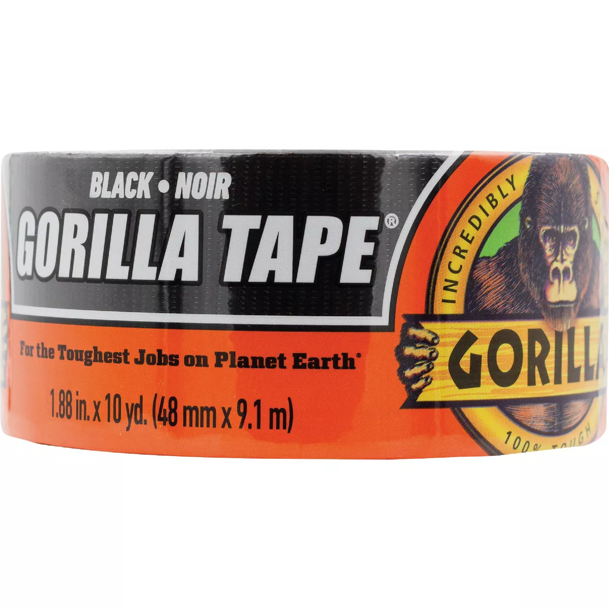 Gorilla 1.88 In. x 10 Yd. Heavy-Duty Duct Tape, Black - photo 2