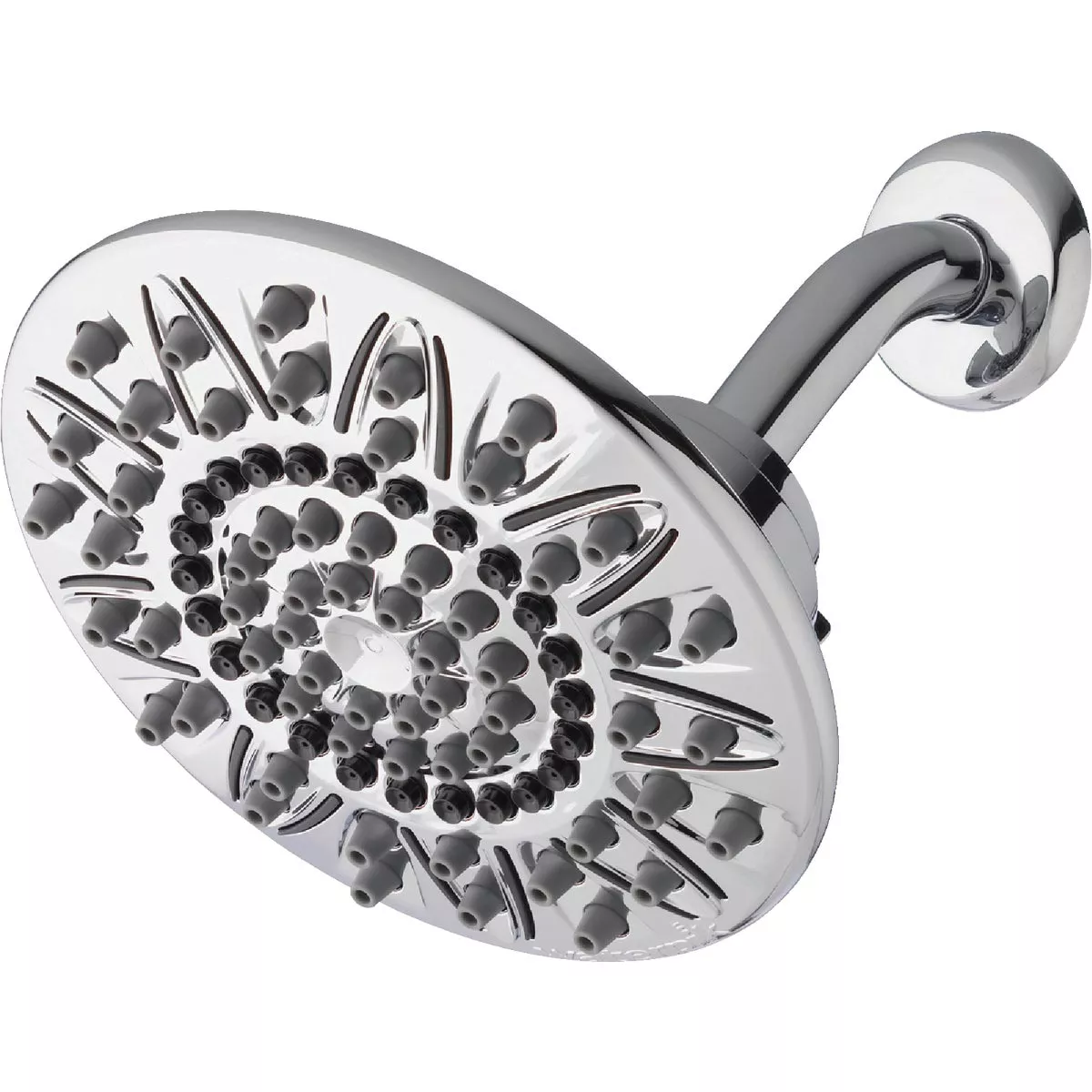 Waterpik RainFall+ Rain Shower 7-Spray 1.8 GPM Fixed Showerhead, Chrome