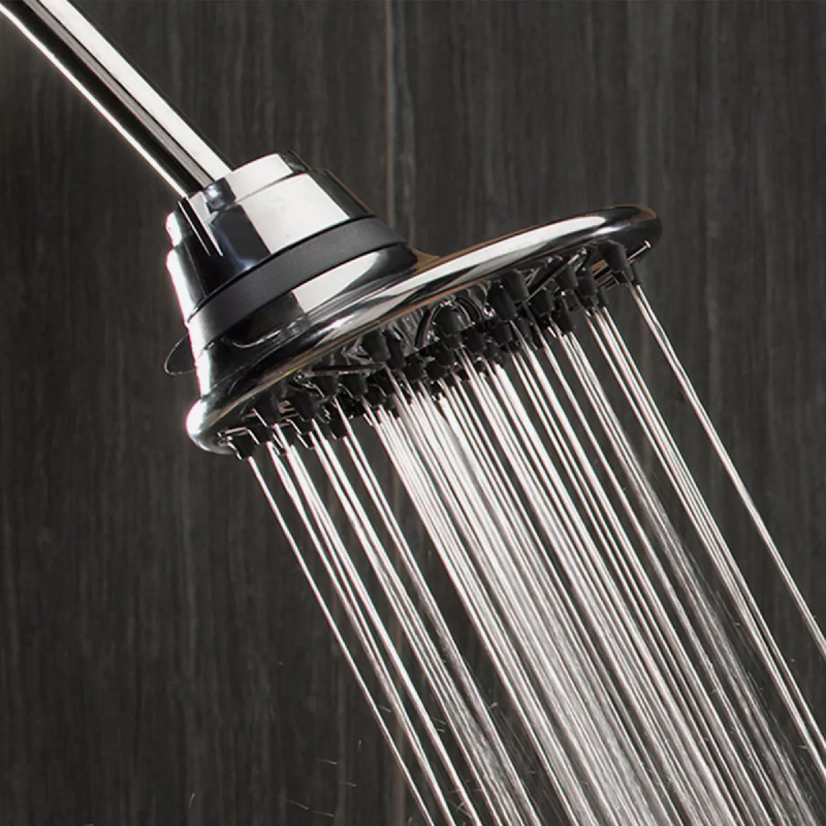 Waterpik RainFall+ Rain Shower 7-Spray 1.8 GPM Fixed Showerhead, Chrome - photo 4