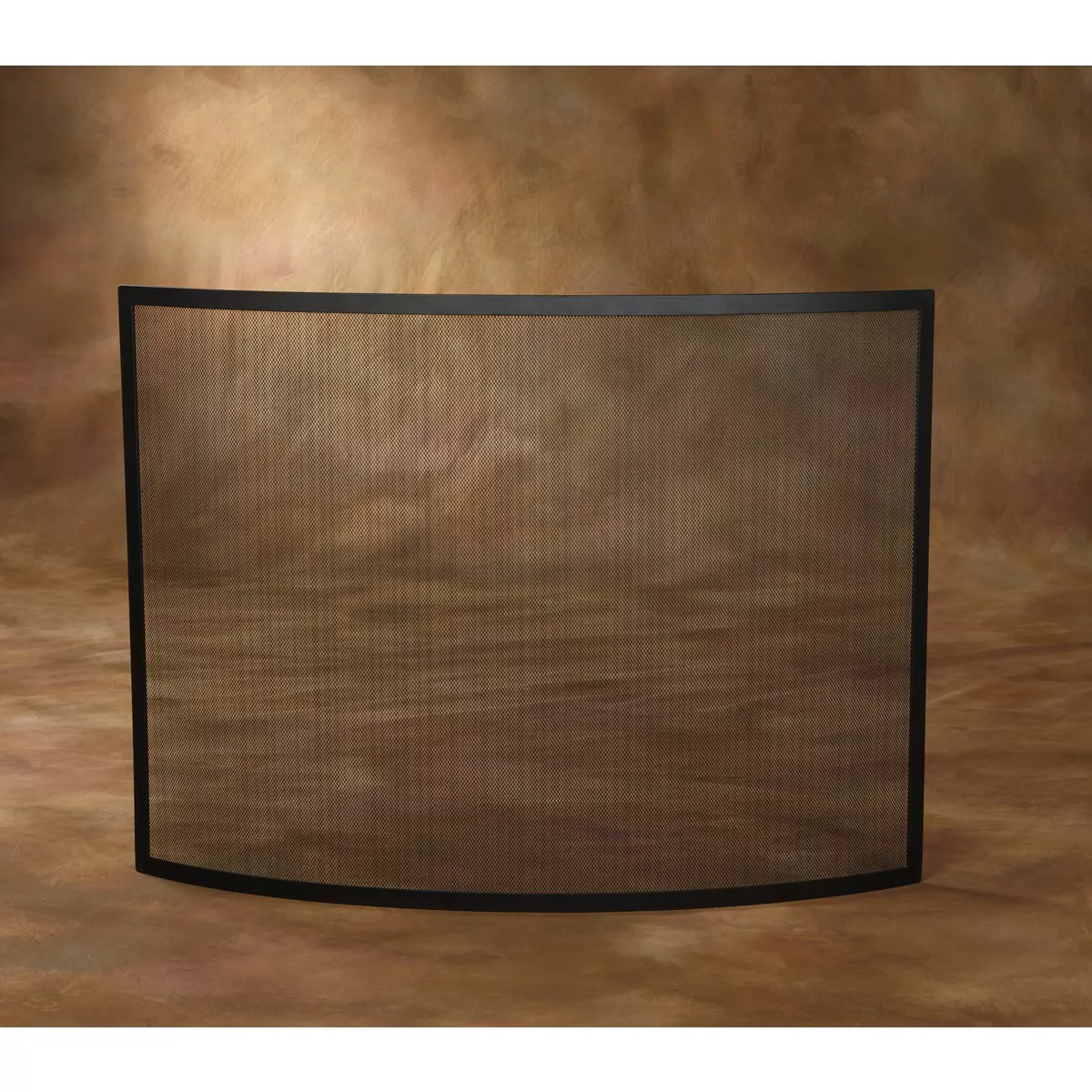 Home Impressions Black Curved Fireplace Screen - photo 2