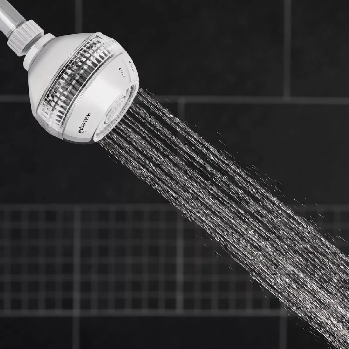 Waterpik PowerSpray+ Original Shower Massage 4-Spray 1.8 GPM Fixed Shower Head, Chrome - photo 2