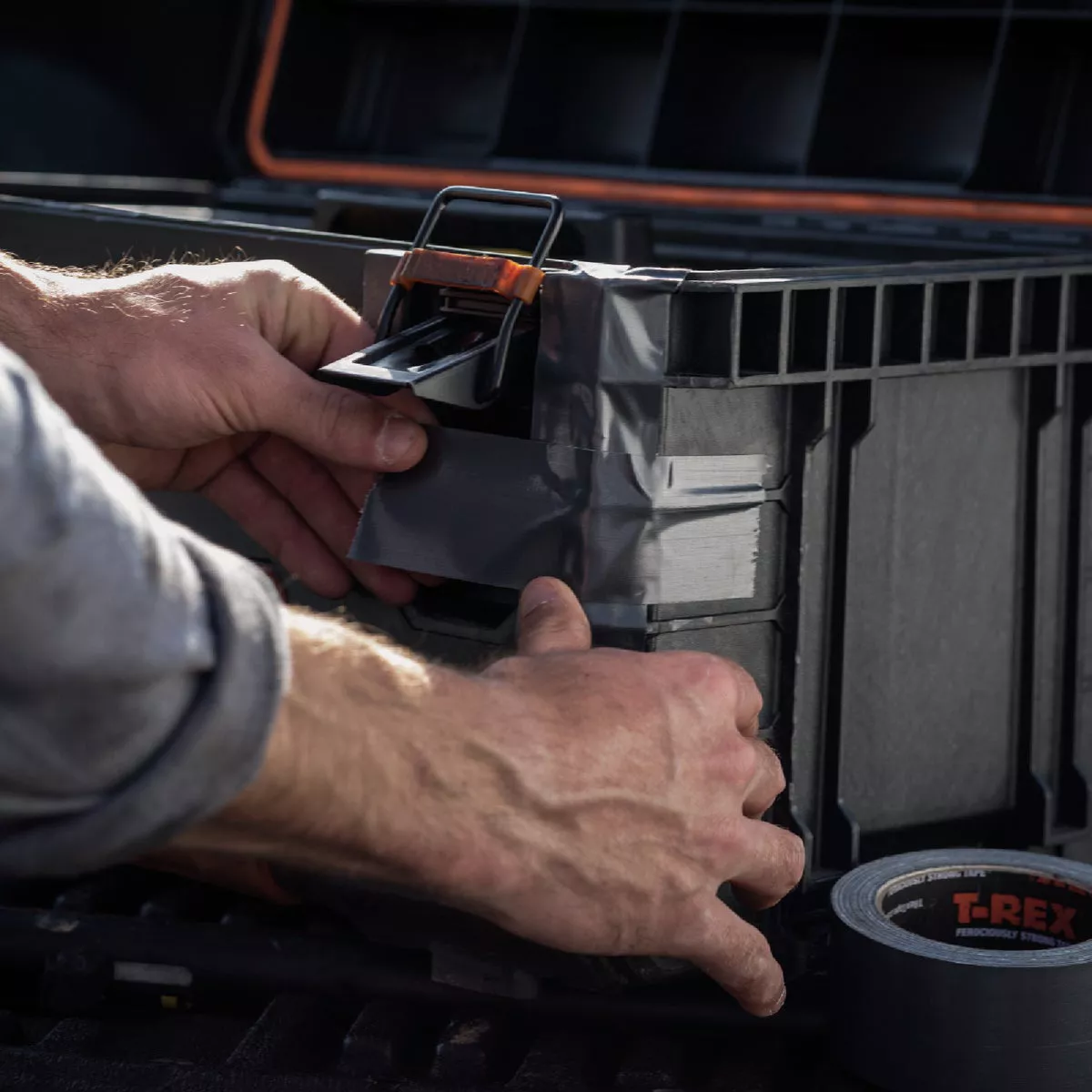 T-REX 1.88 In. x 30 Yd. Duct Tape, Gray - photo 3