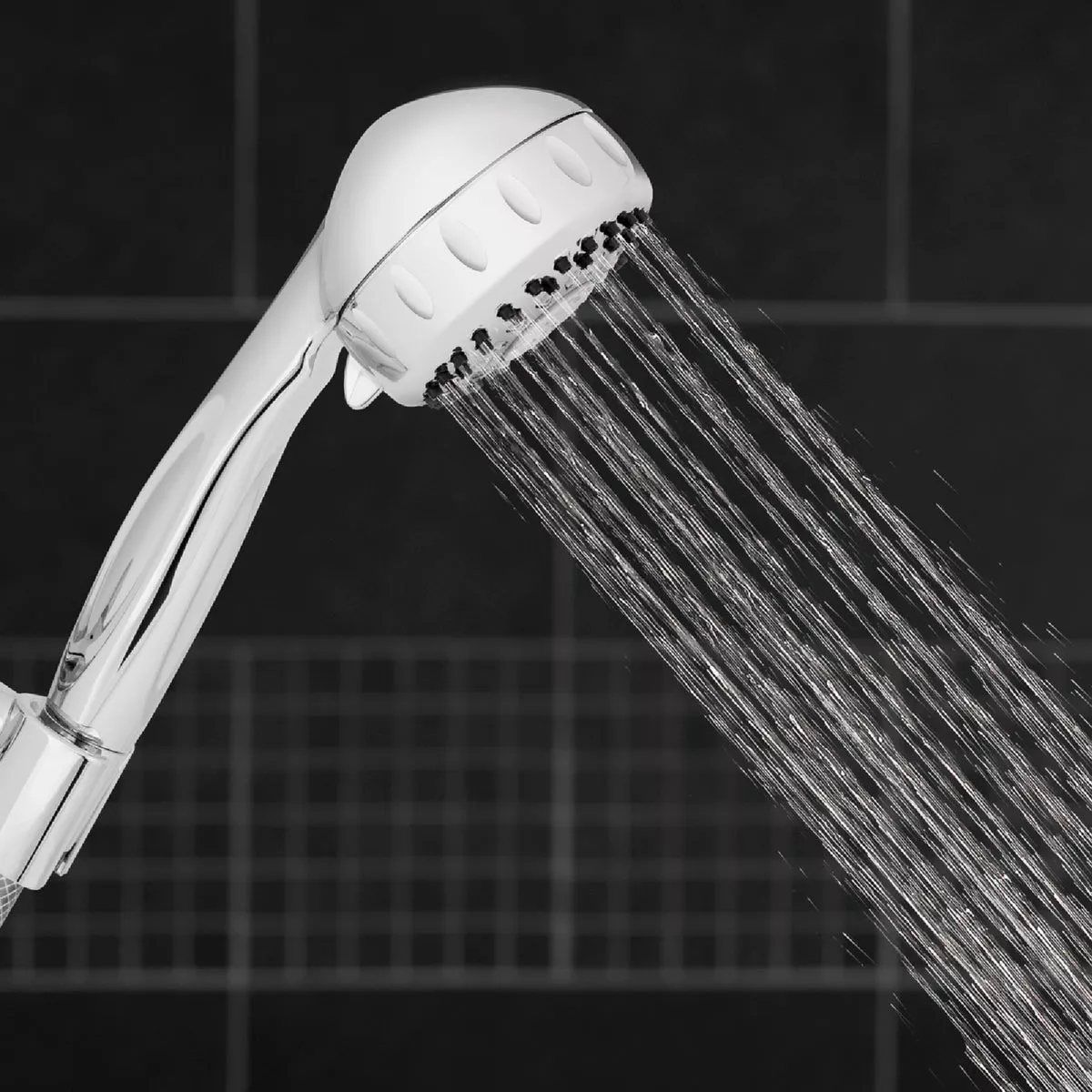 Waterpik PowerSpray+ 5-Spray 1.8 GPM Handheld Shower, Chrome - photo 4