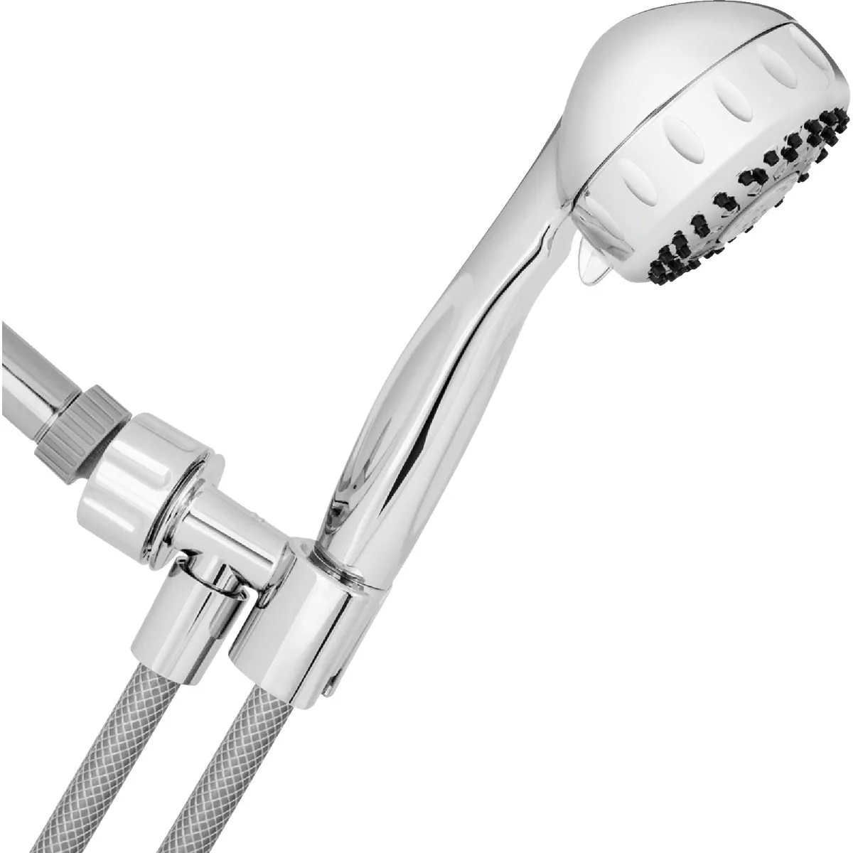 Waterpik PowerSpray+ 5-Spray 1.8 GPM Handheld Shower, Chrome - photo 5