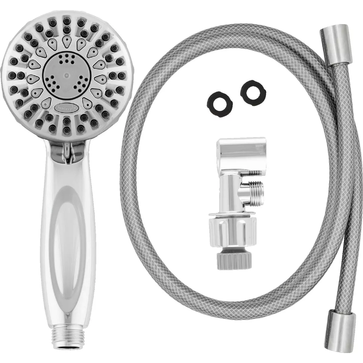 Waterpik PowerSpray+ 5-Spray 1.8 GPM Handheld Shower, Chrome - photo 6