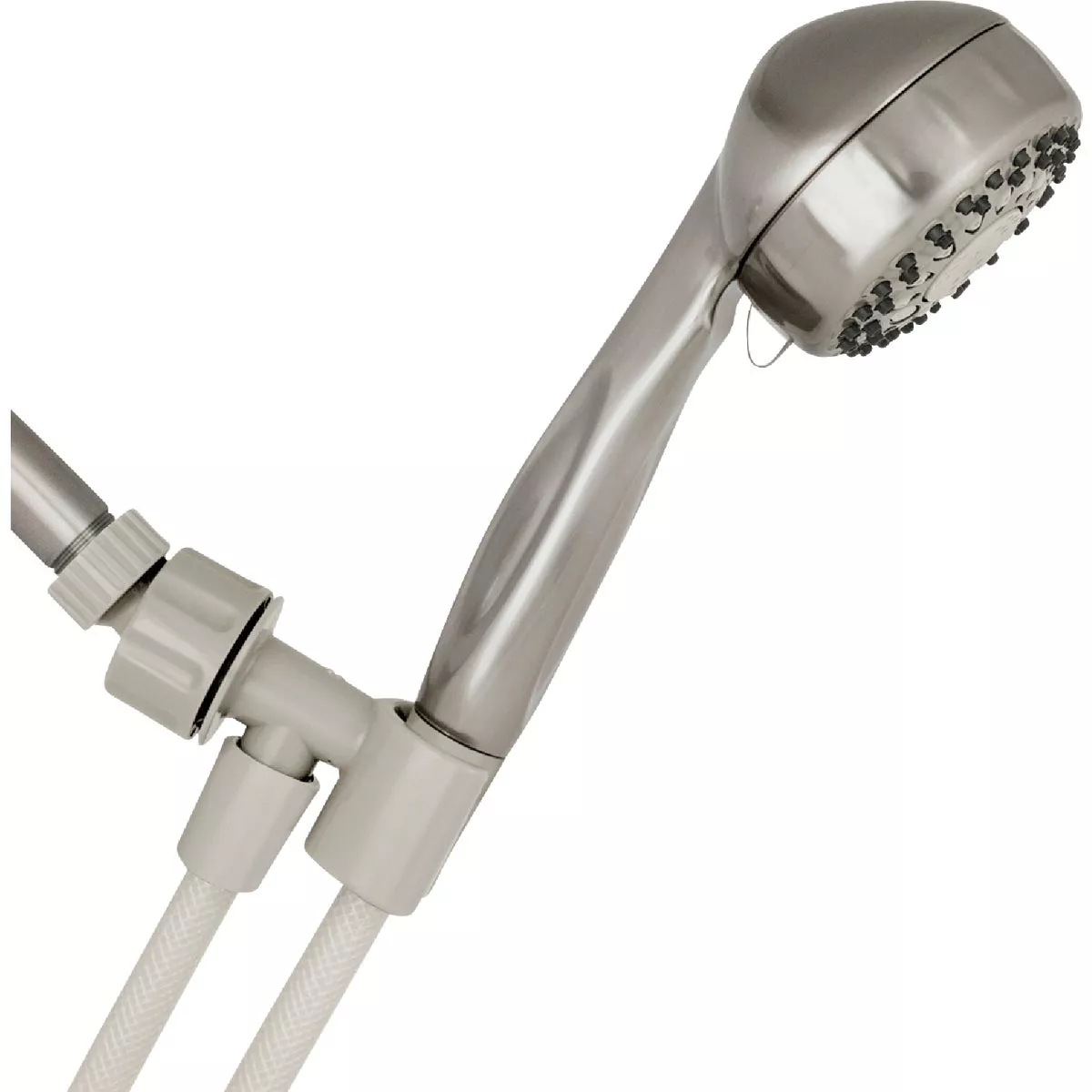 Waterpik PowerSpray 5-Spray 1.8 GPM Handheld Shower, Brushed Nickel - photo 2