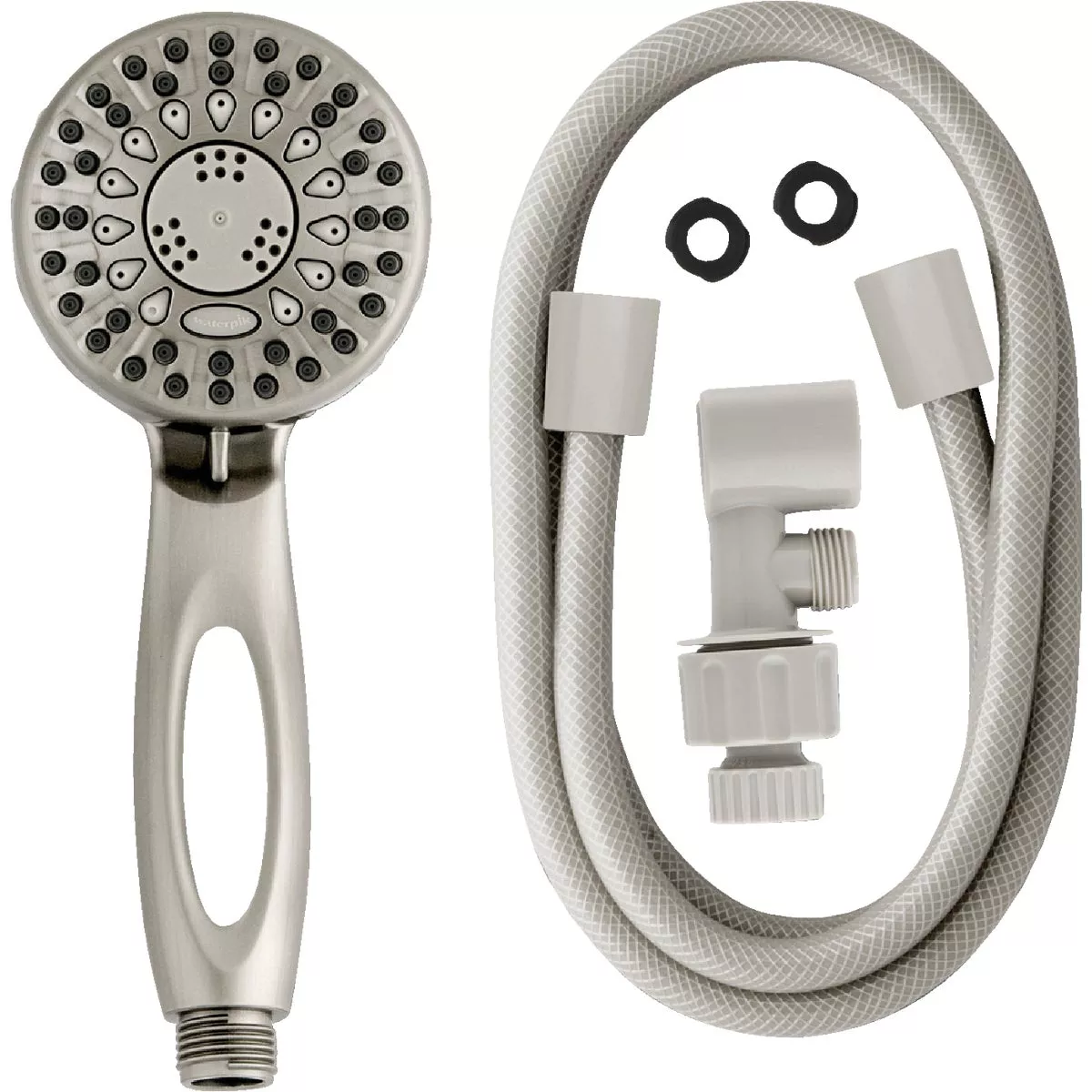 Waterpik PowerSpray 5-Spray 1.8 GPM Handheld Shower, Brushed Nickel - photo 3