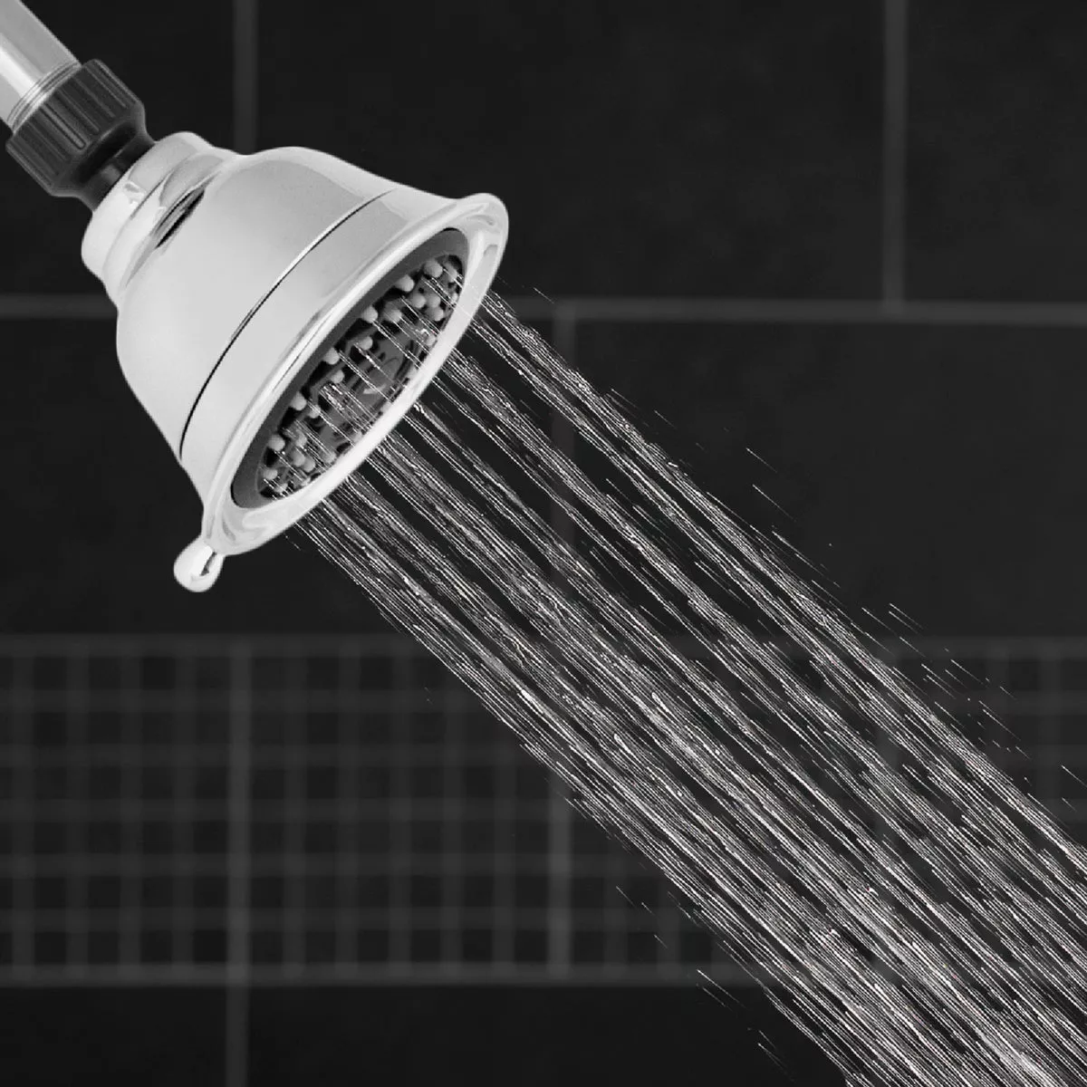 Waterpik PowerSpray+ 3-Spray 1.8 GPM Fixed Showerhead, Chrome - photo 5