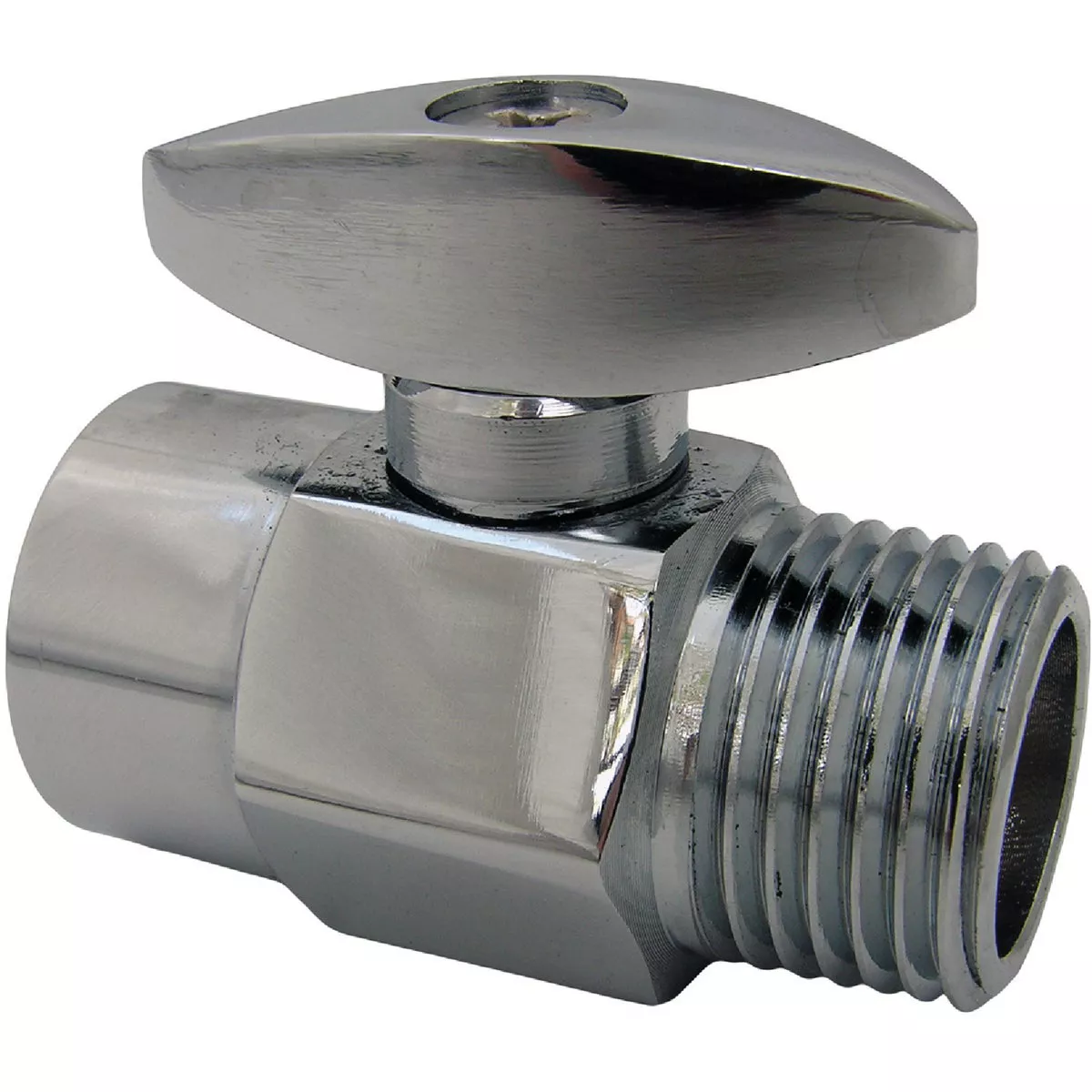Lasco Chrome 1/2 In. Outlet Adjustable Shower Flow Control