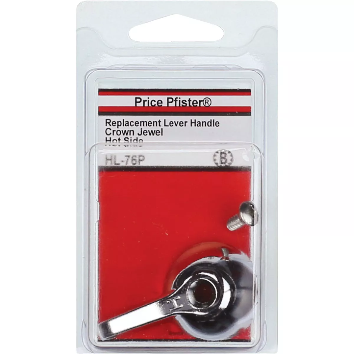 Lasco Price Pfister Crown Jewel Hot Chrome Faucet Handle - photo 2