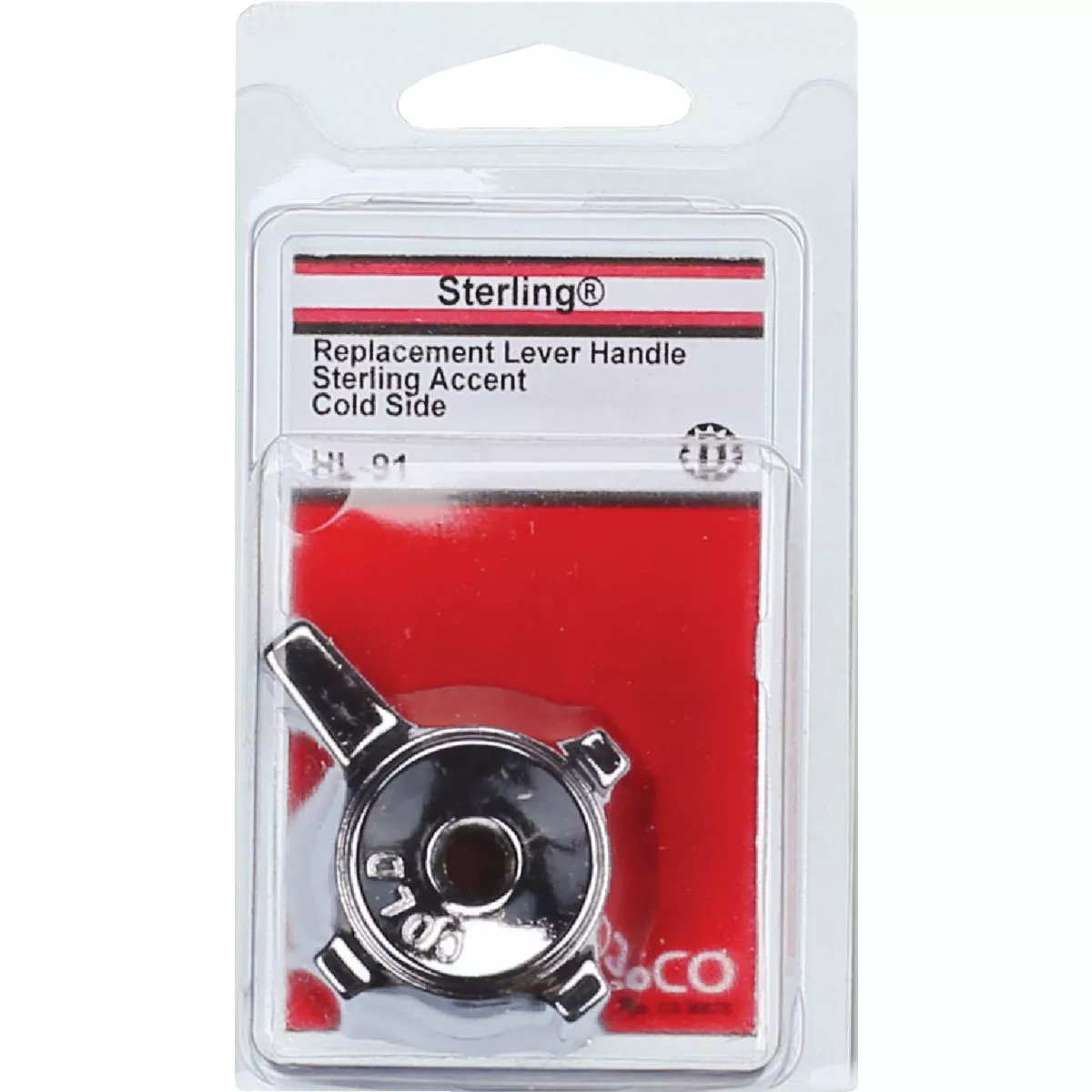 Lasco Sterling Accent Cold Handle Chrome Tub & Shower Handle Kit - photo 2