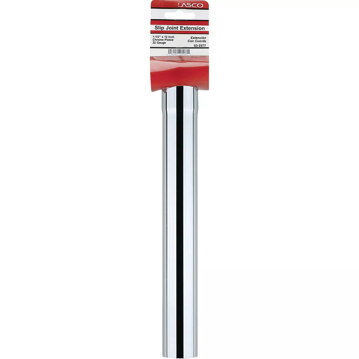 Lasco 1-1/2 In. x 12 In. Chrome Plated Extension Tube - photo 2