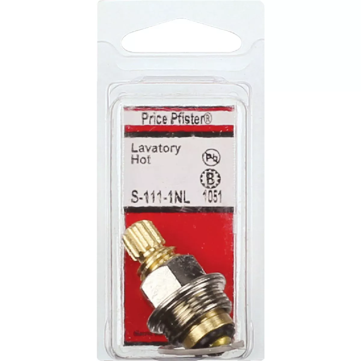 Lasco Hot Water Bathroom Sink/Kitchen Faucet Stem No. 1051 or No. 1052 For Price Pfister - photo 2