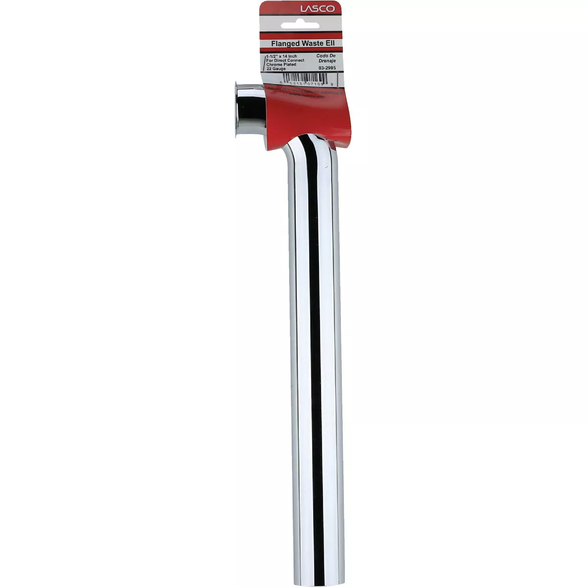 Lasco 1-1/2 In. x 14 In. Chrome Plated Waste Arm - photo 2