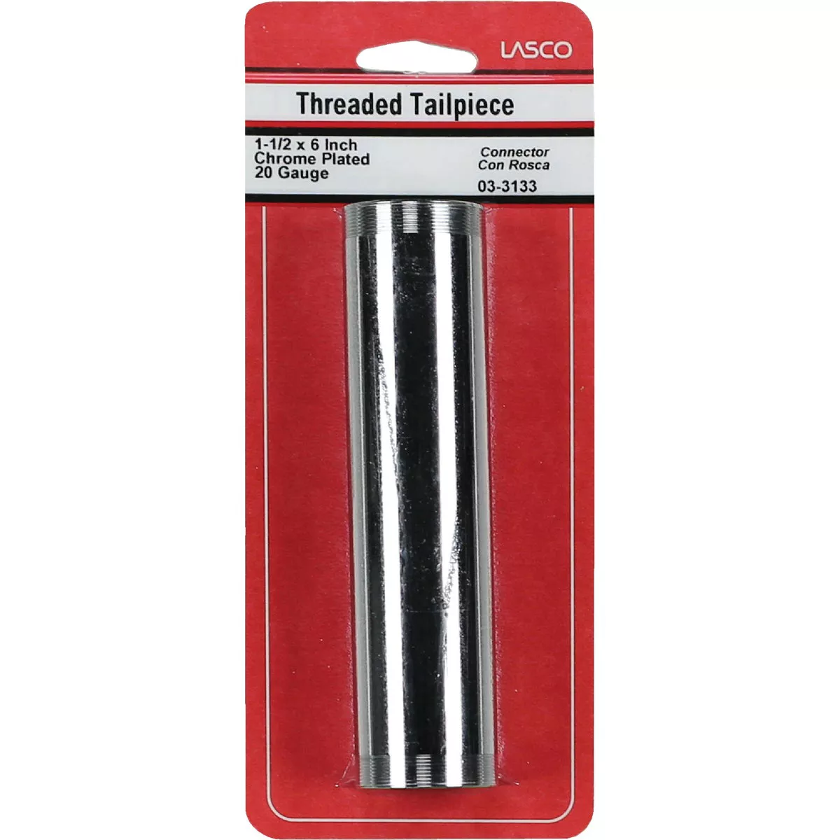 Lasco 1-1/2 In. x 6 In. Chrome Plated Threaded Tube - photo 2