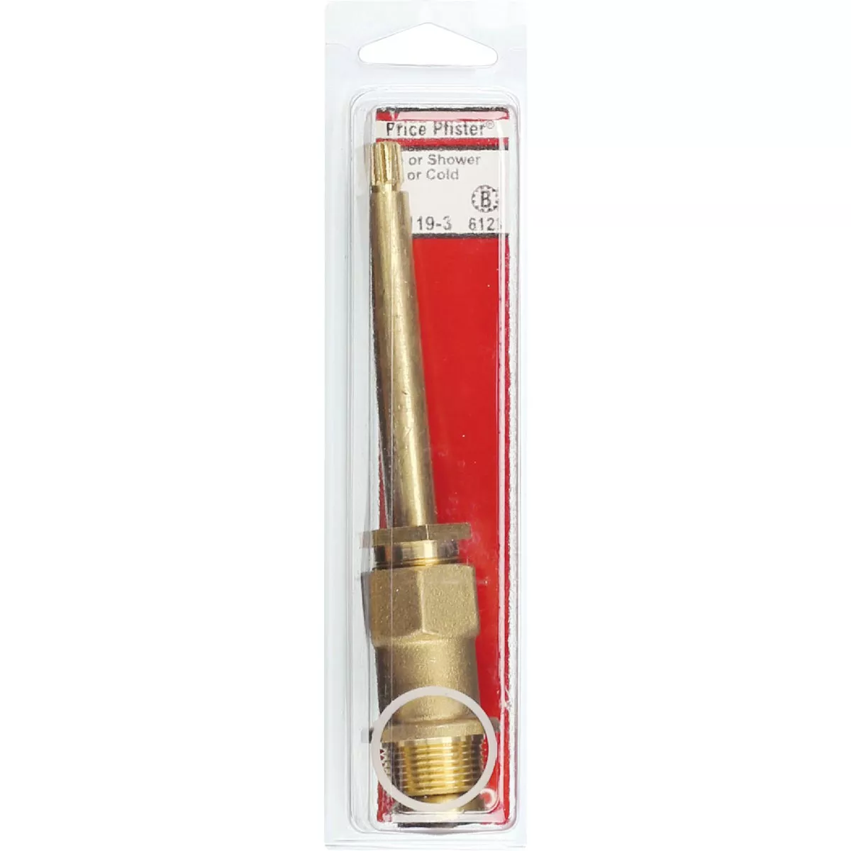 Lasco Price Pfister #6123 Hot/Cold Brass Bathtub Stem - photo 2