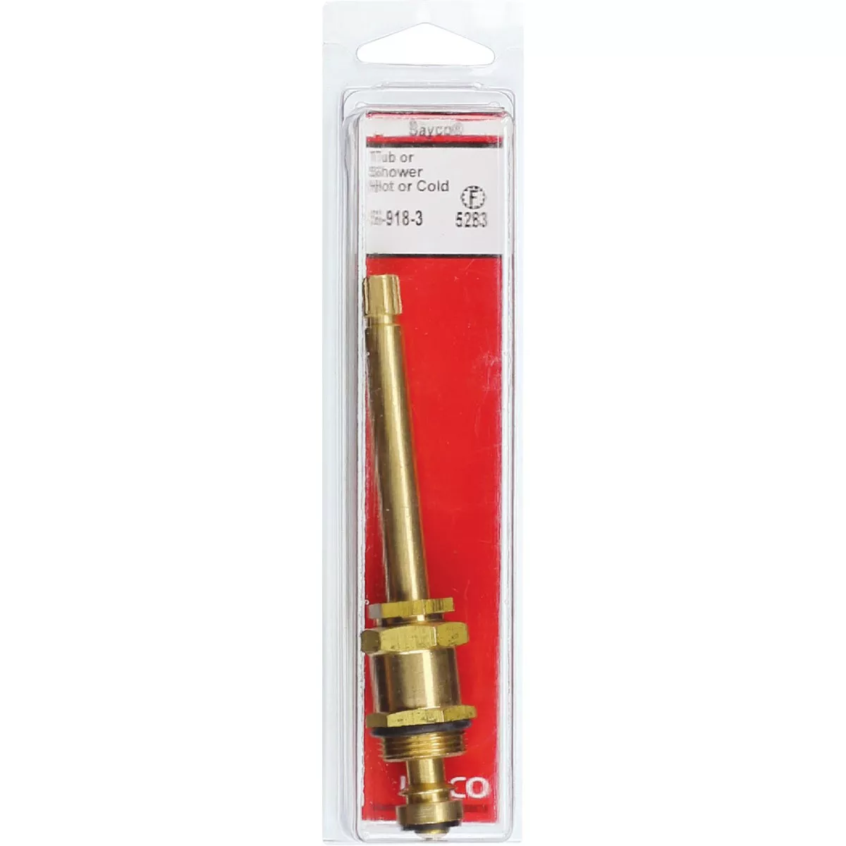 Lasco Sayco No. 5283 Hot/Cold Brass Bathtub Stem - photo 2