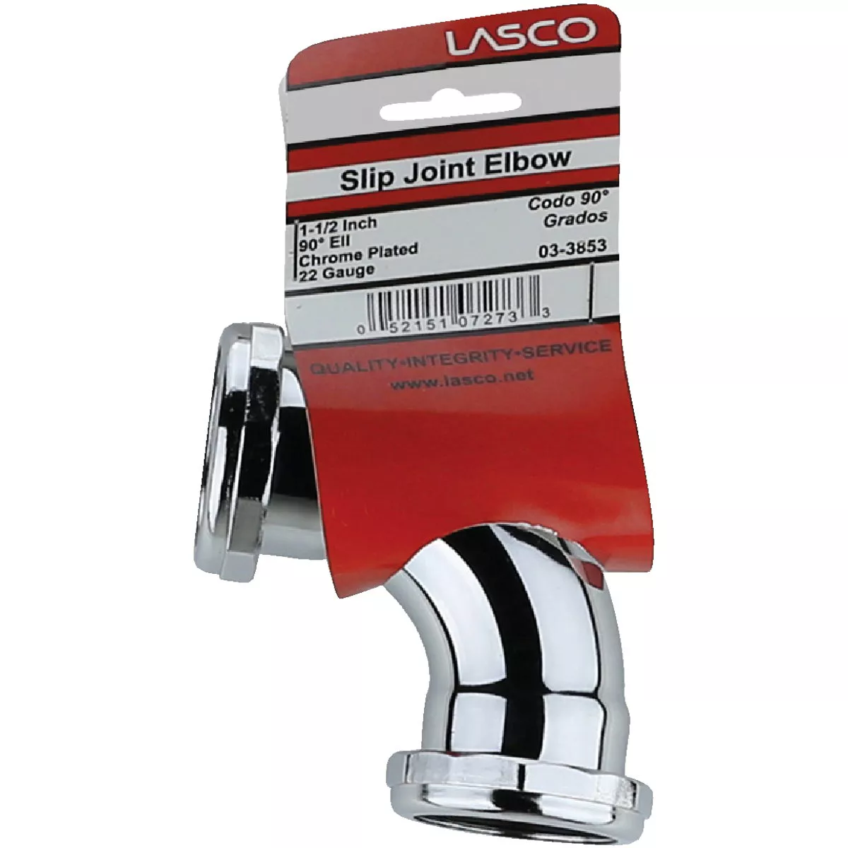 Lasco 1-1/2 In. Chrome-Plated Elbow - photo 2