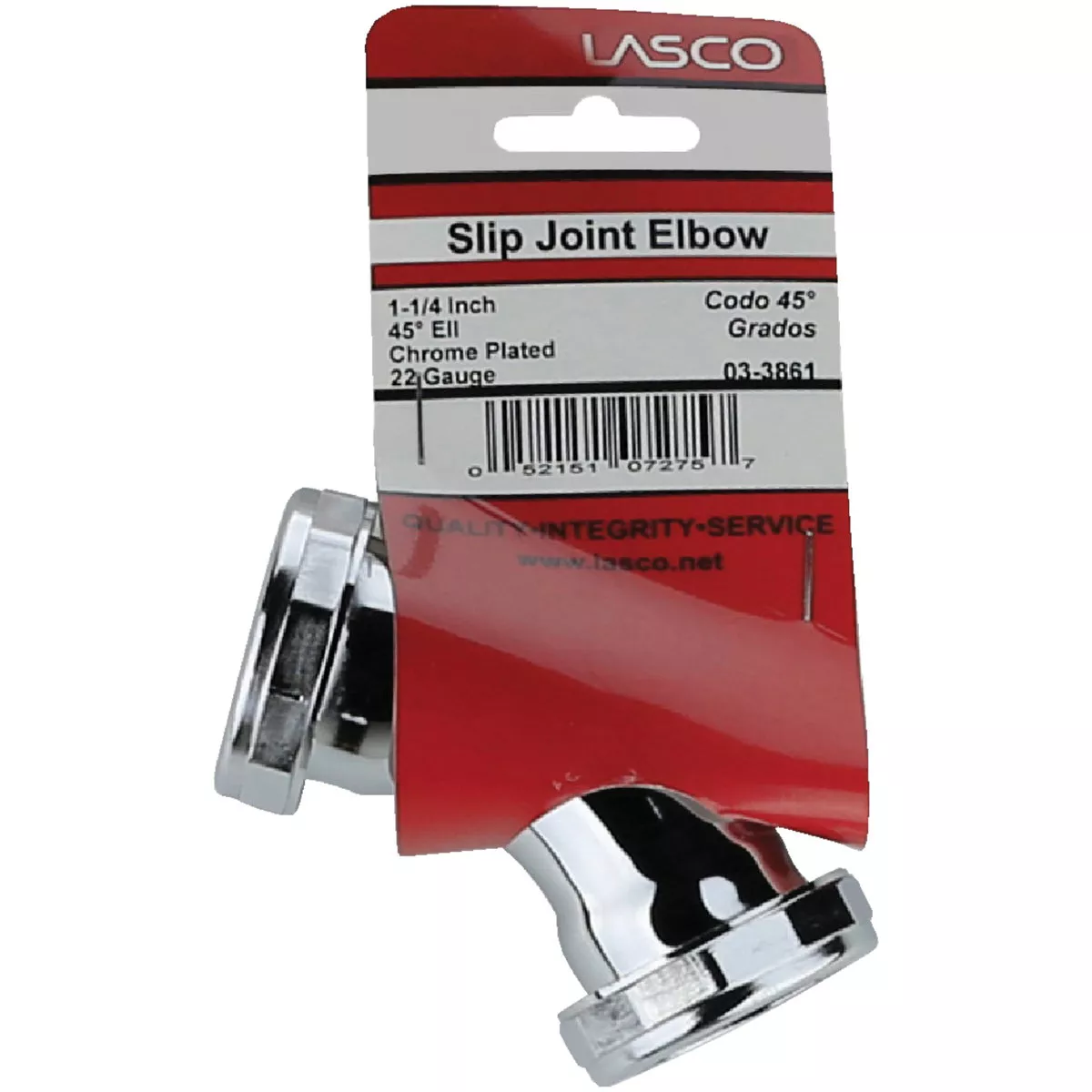 Lasco 1-1/4 In. Chrome-Plated Elbow - photo 2