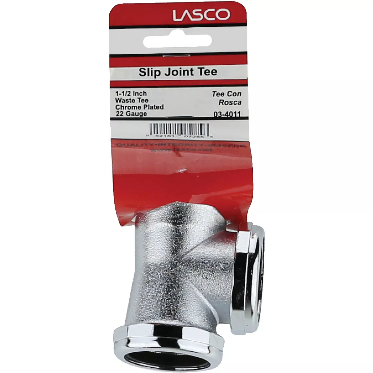 Lasco 1-1/2 In. Chrome Plated Tee - photo 2