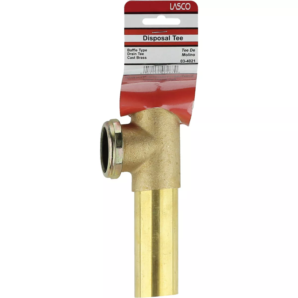 Lasco 1-1/2 In. Rough Brass End Outlet Tee - photo 2
