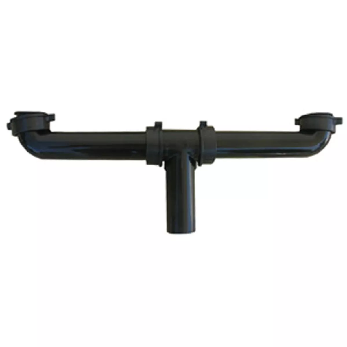 Lasco 1-1/2 In. x 16 In. Black Plastic Center Outlet Waste