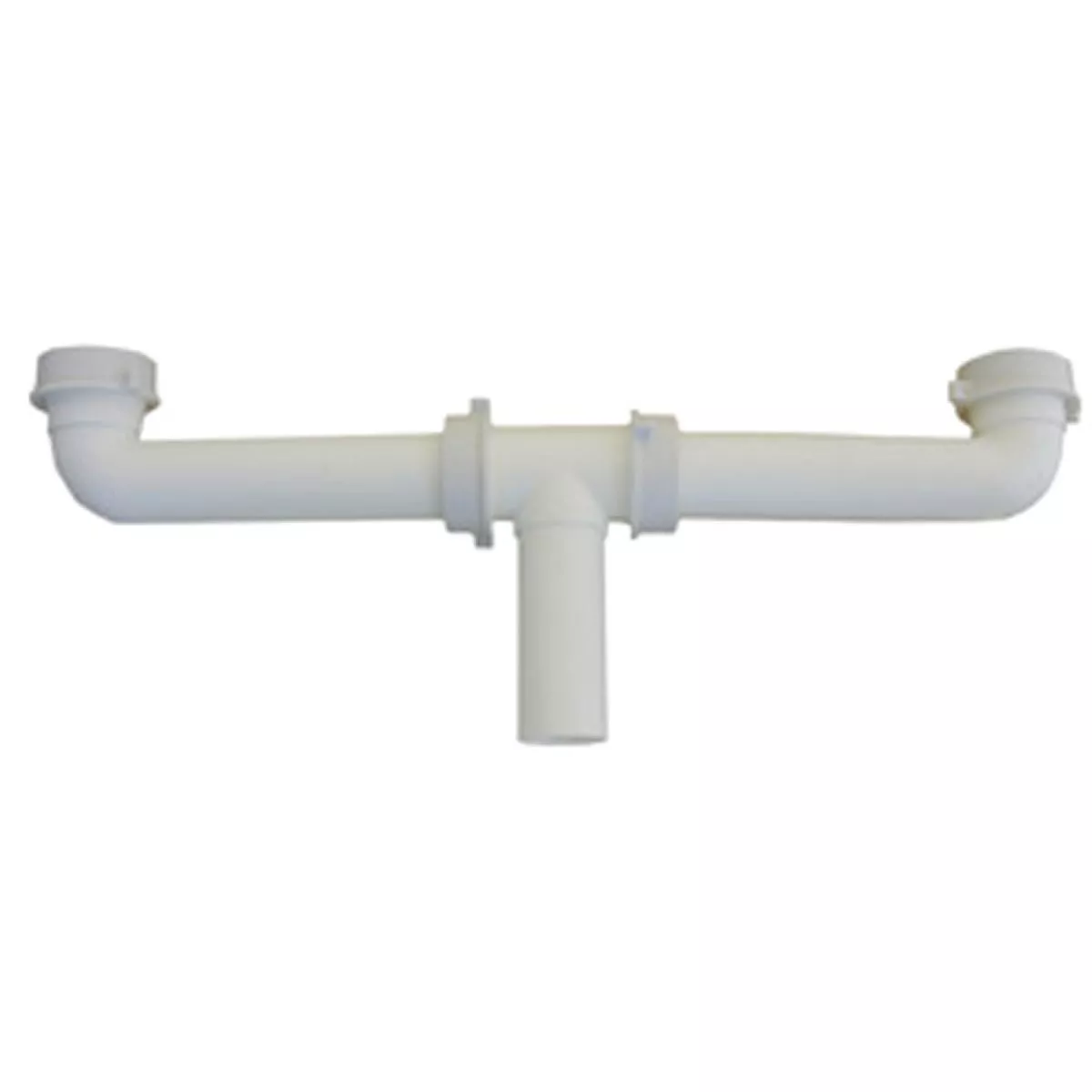 Lasco 1-1/2 In. x 16 In. Black Plastic Center Outlet Waste