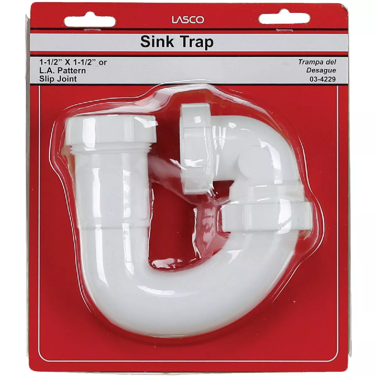 Lasco 1-1/2 In. or 1-1/4 In. White Plastic J-Bend - photo 2