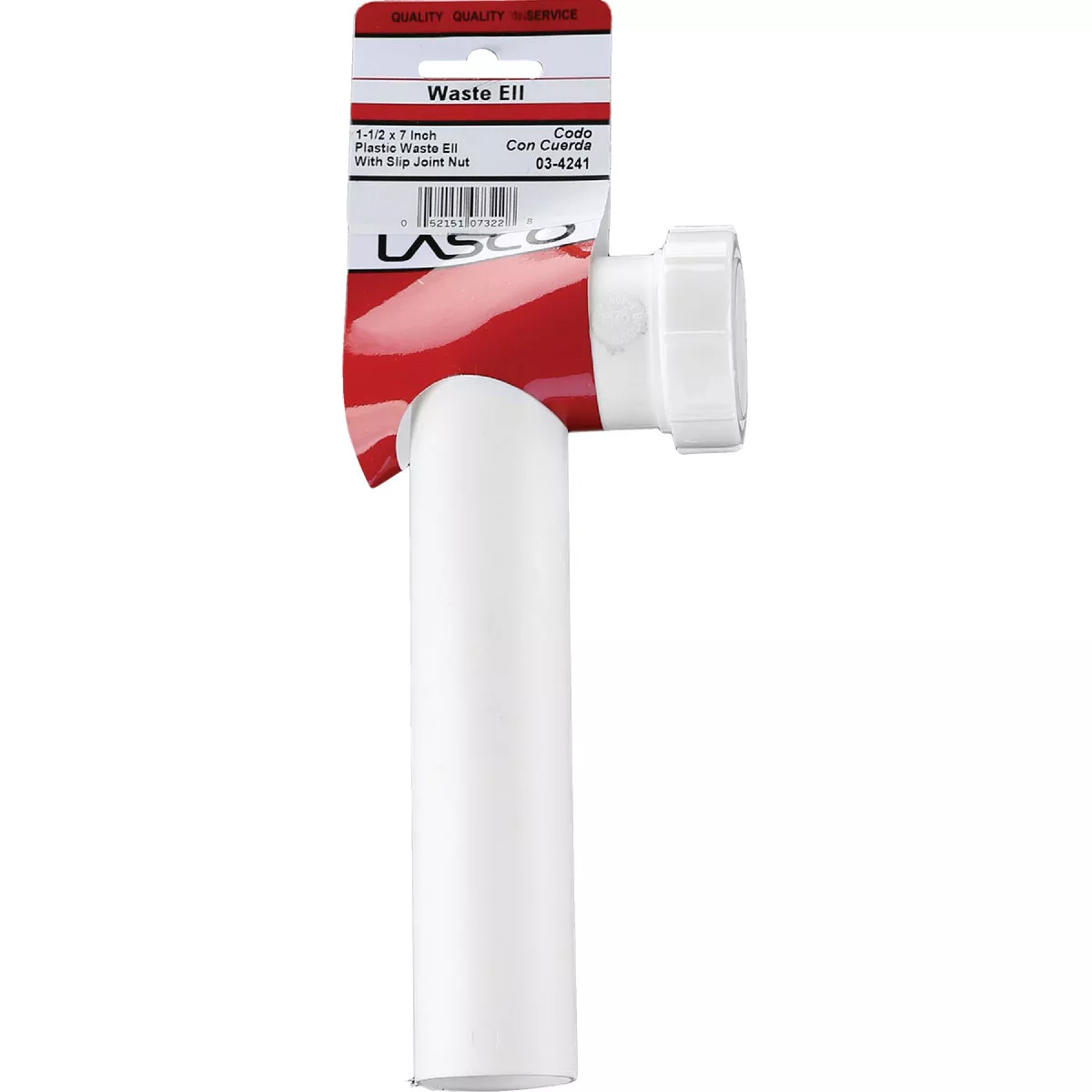 Lasco 1-1/2 In. OD x 7 In. Slip Joint Waste Arm - photo 2