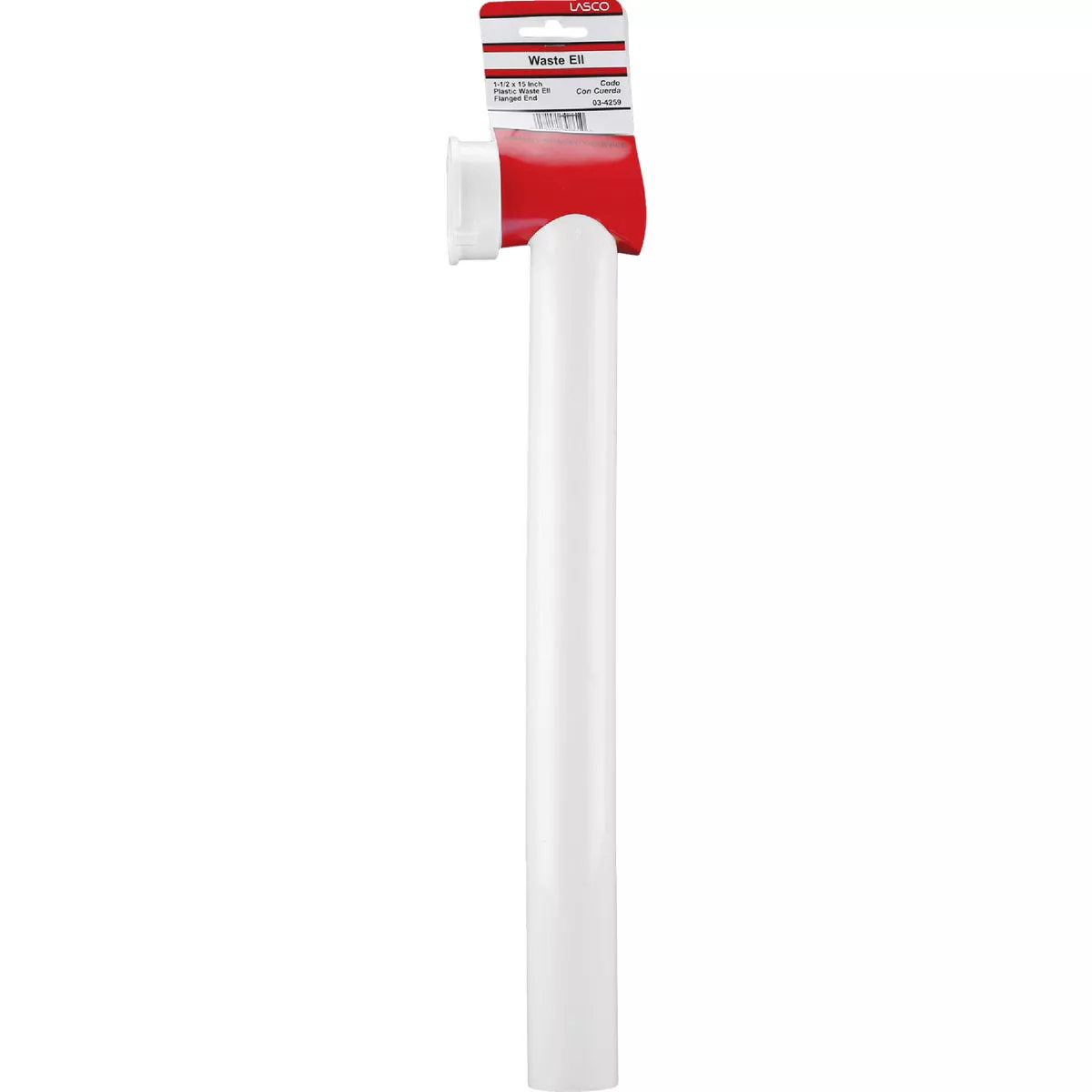 Lasco 1-1/2 In. OD x 15 In. White Plastic Waste Arm - photo 2