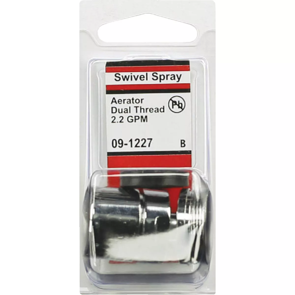 Lasco 2.2 GPM Dual Thread Swivel Spray Aerator, Chrome-Plated - photo 2