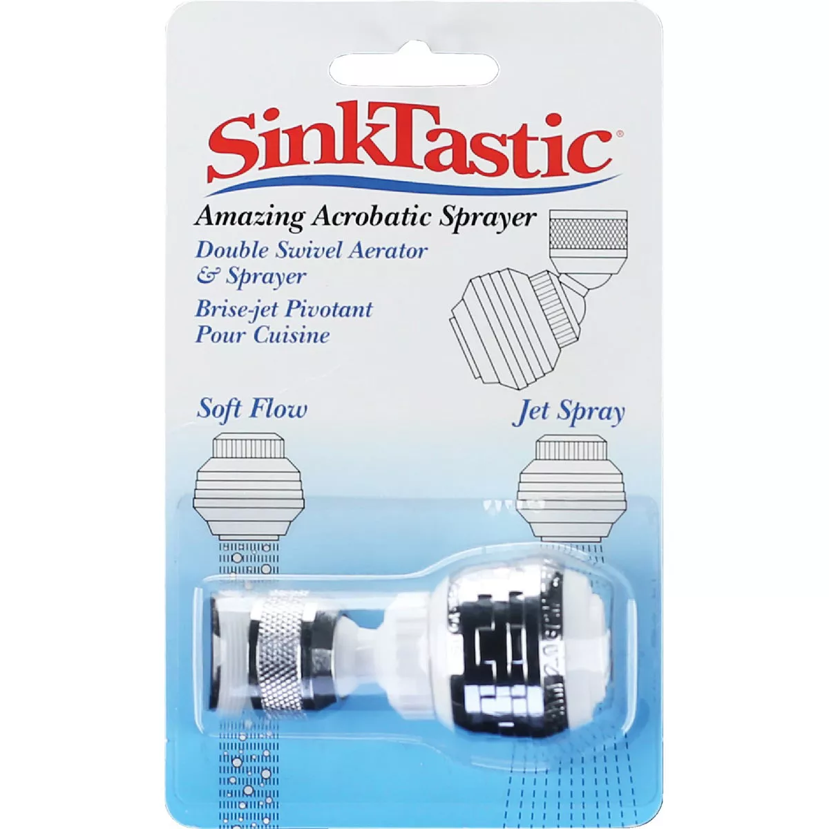 Lasco 1.5 GPM Dual Thread Swivel Spray Aerator, Chrome-Plated - photo 2